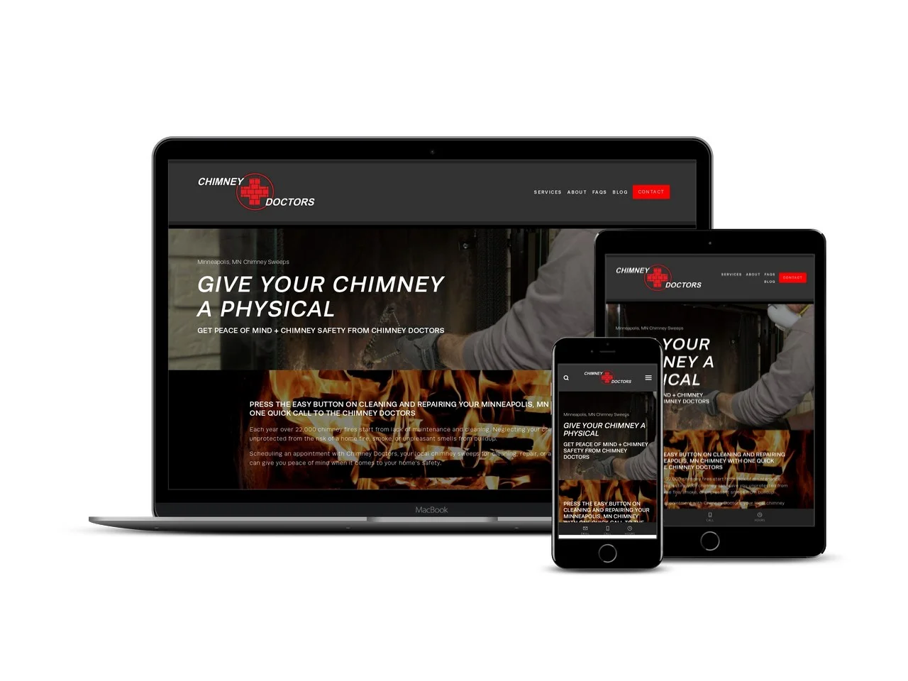 1-Day Website Build for Minneapolis Chimney Sweeps
