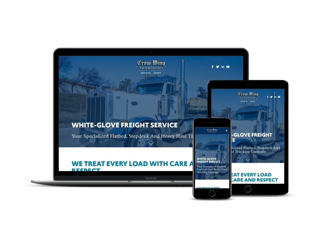1-Day Website Build for a Minneapolis Trucking Company