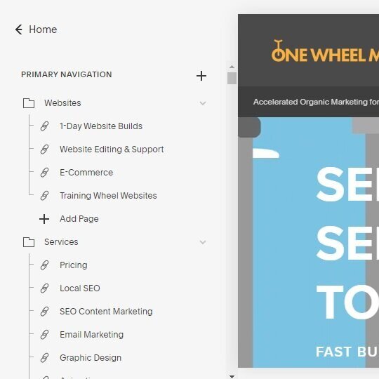 How to Find a Page Name &amp; URL on Squarespace