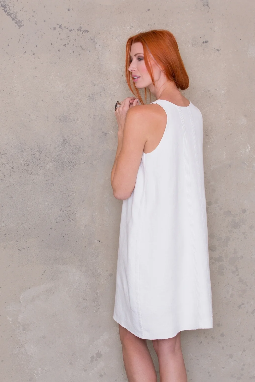 Ann Normandy Design Slip Dress PDF Sewing Pattern Side View