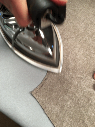 Pressing a finished seam each step will make top stitching a piece of cake!