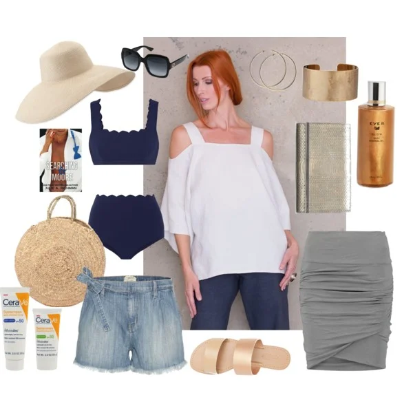 Your Summer Sewing Essentials... Styling The Cold Shoulder Tunic Top Sewing Pattern