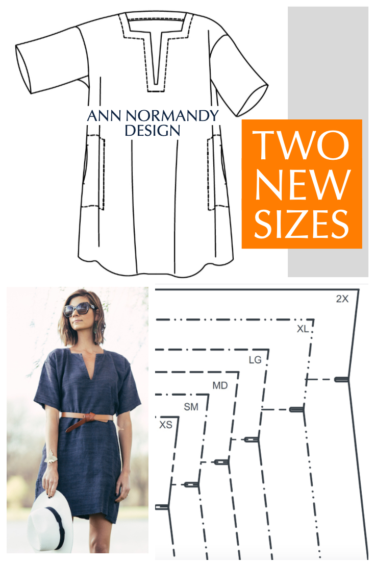 How Plus Size Sewing Patterns are Graded and Extended Sizing Pattern ...