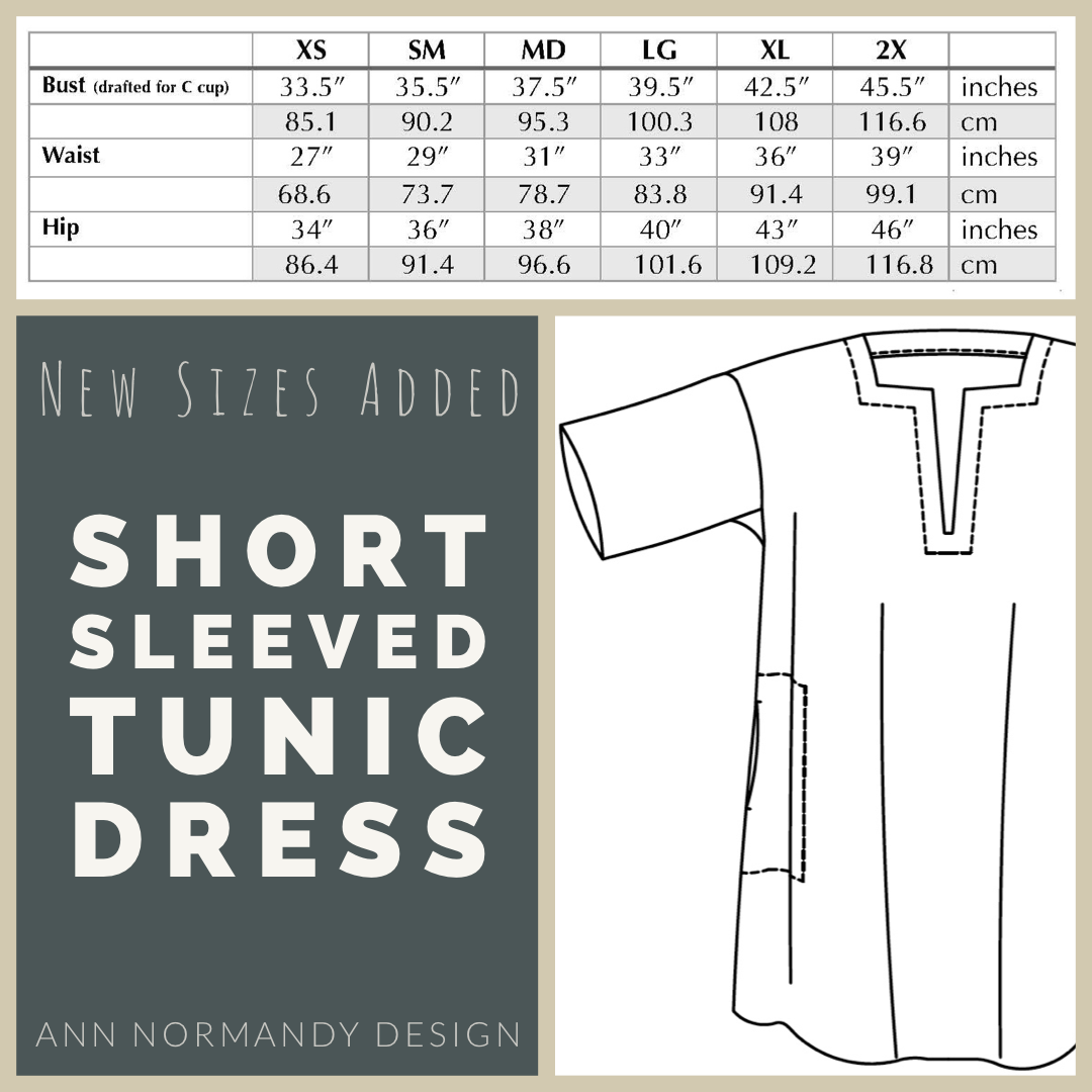 Sewing Pattern Size Guide - DesignLab