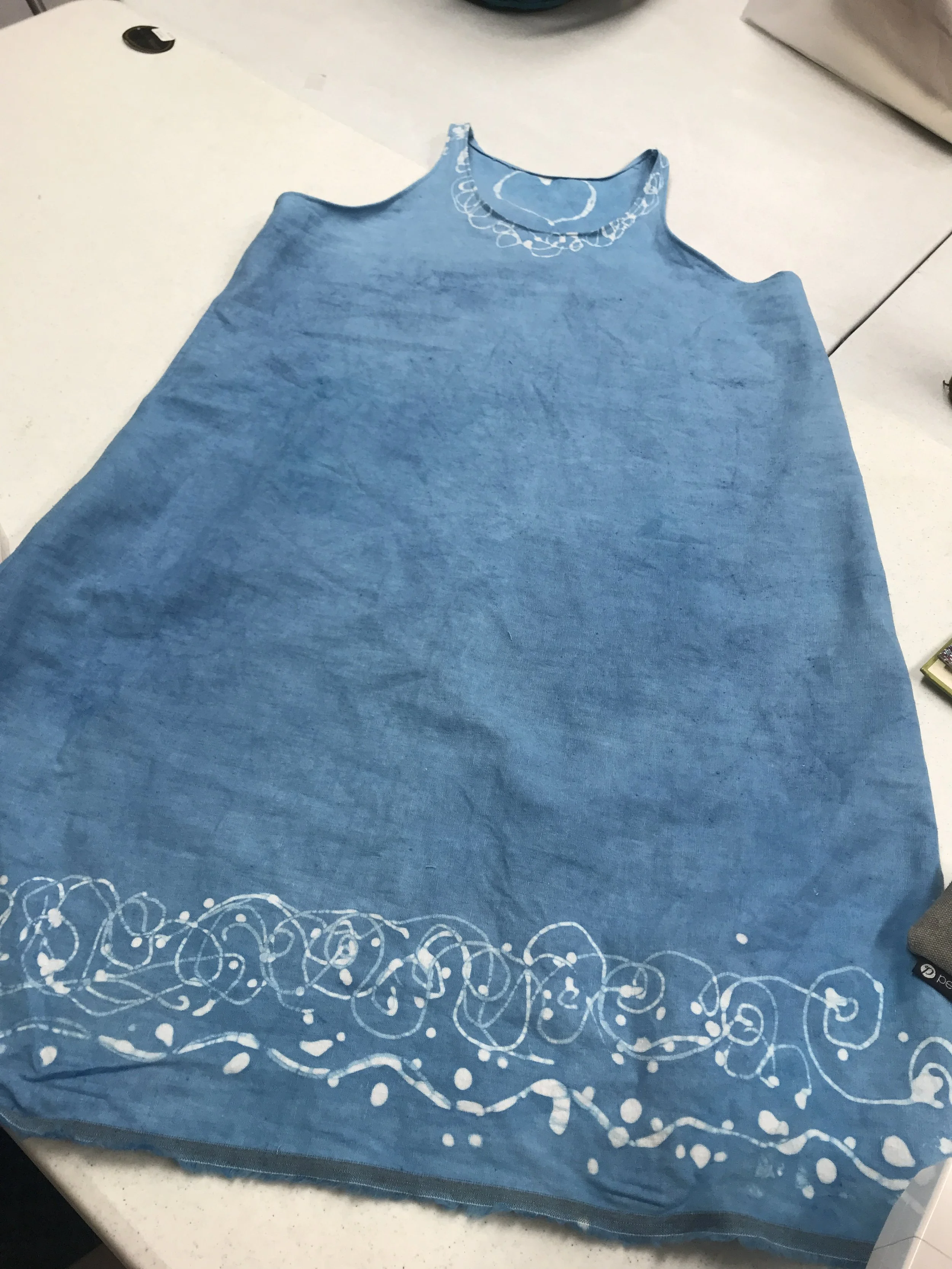 How to Batik A Sundress using the Ann Normandy Design Slip Dress Sewing Pattern