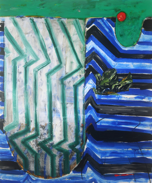  The Sea No. II, 2014, oil on canvas, 72in. x 60in. © John Walker, courtesy of Alexadre Gallery