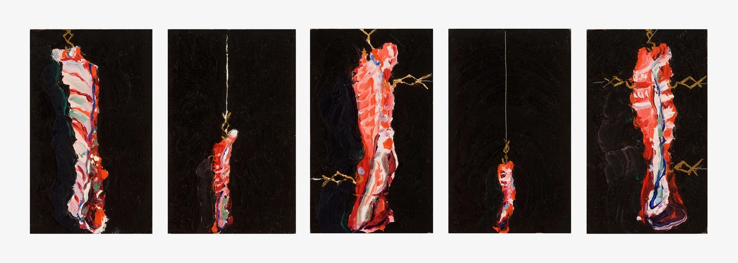 Study of Hanging Meat