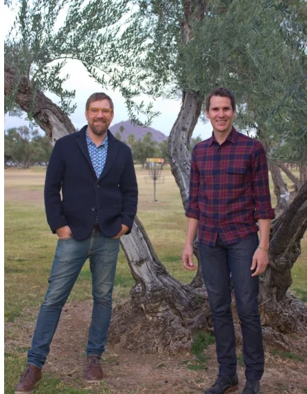 Photo of Matthew Moore and Aric Mei by Danielle Wood