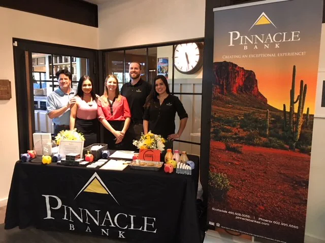 Pinnacle Bank joined Local First Arizona once again at their annual Community Banking Month meet and greet at The Newton this April. 