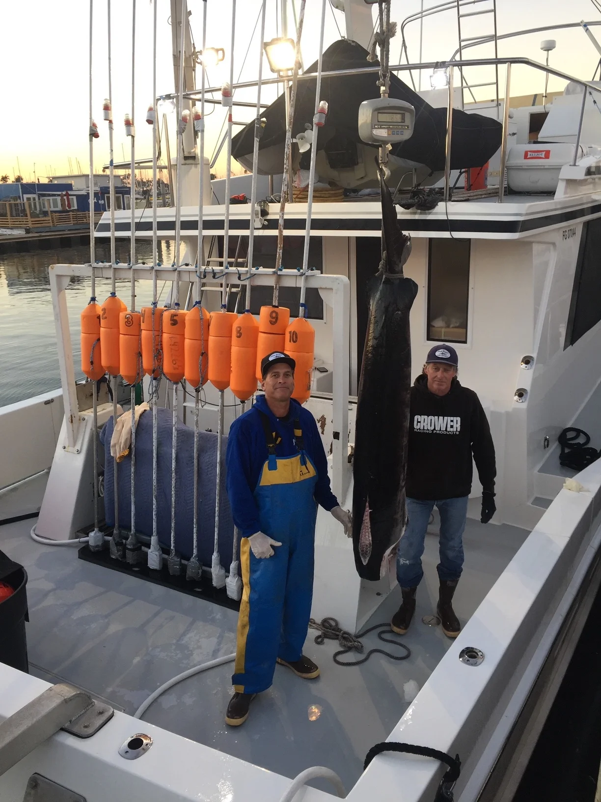 The Chula Seafood crew sustainably harvesting seafood!
