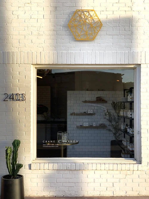 Crane and Carbon’s new storefront.