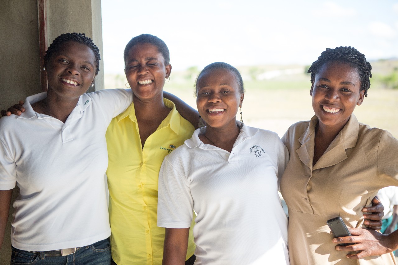 Four of the teachers