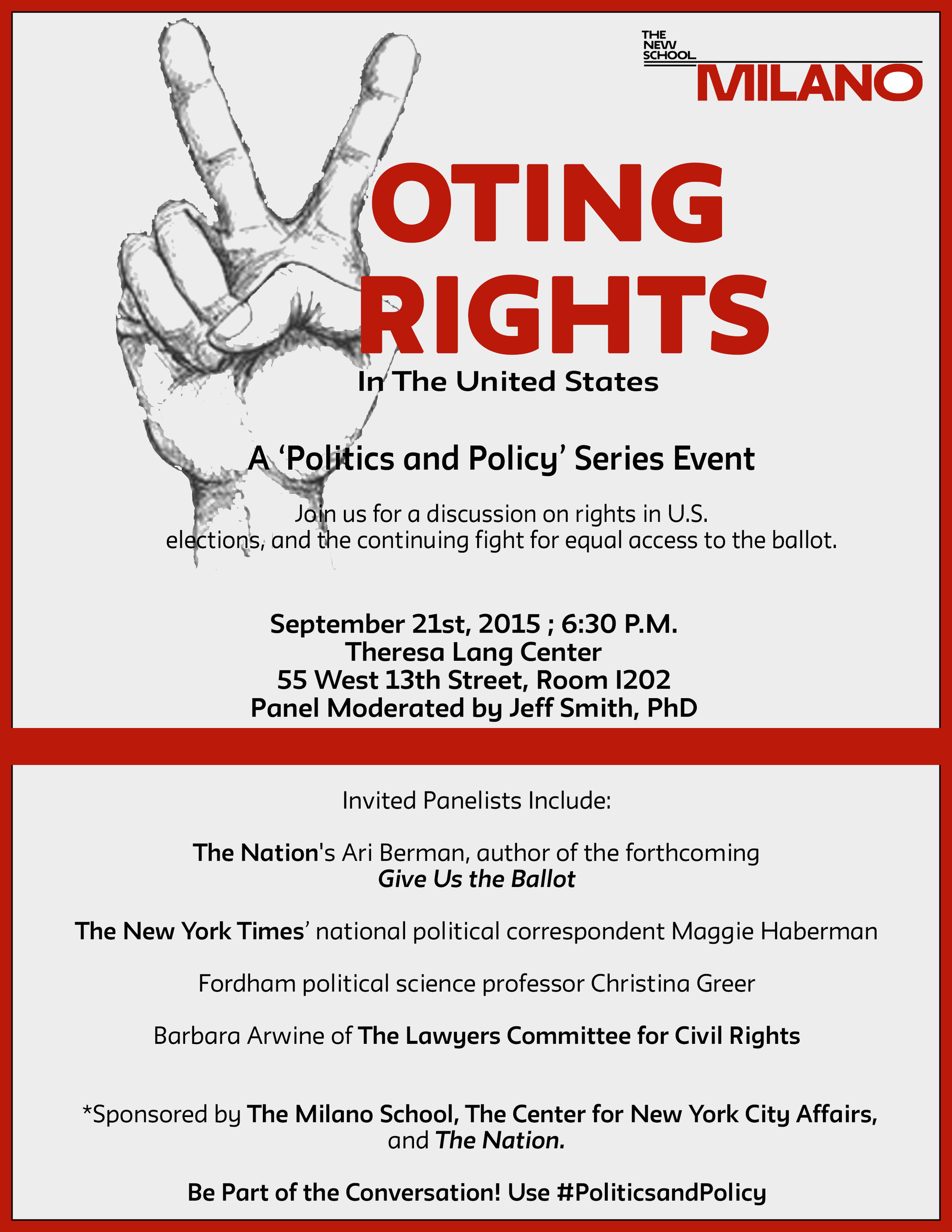 Politics and Policy Series: Voting Rights in the 2016 US Elections