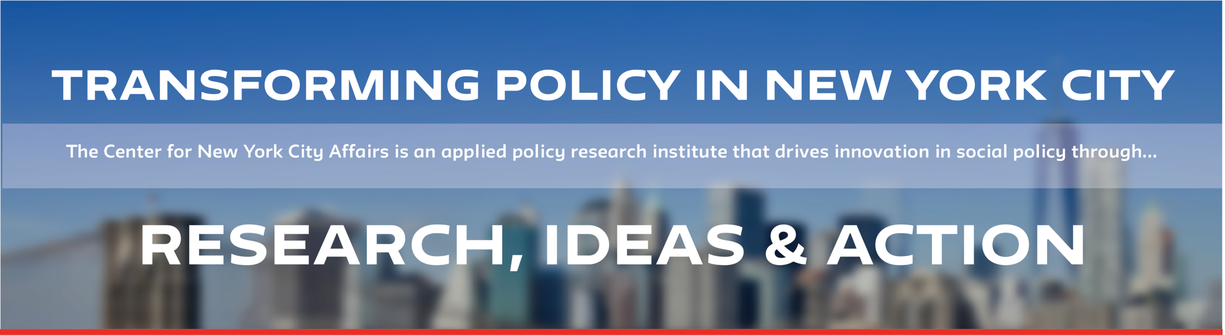 Center For New York City Affairs