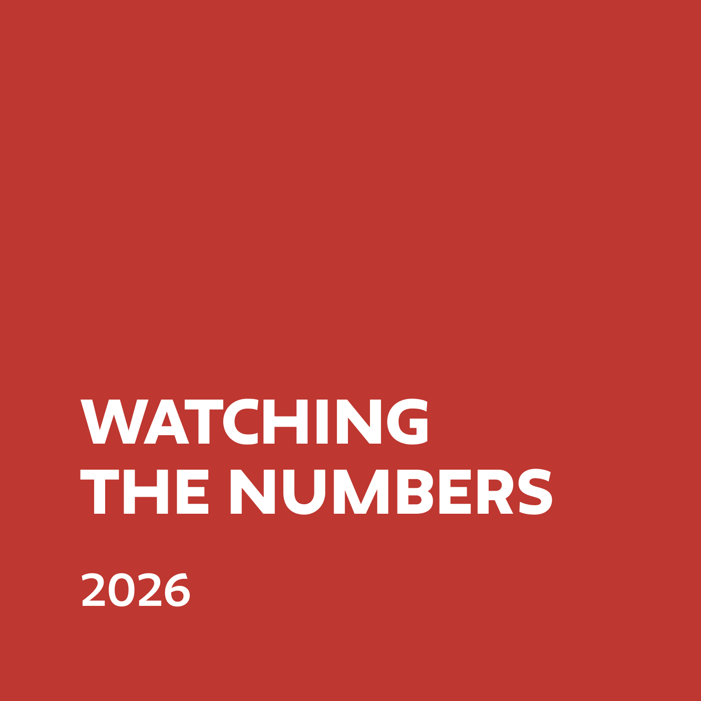 Watching the Numbers 2026