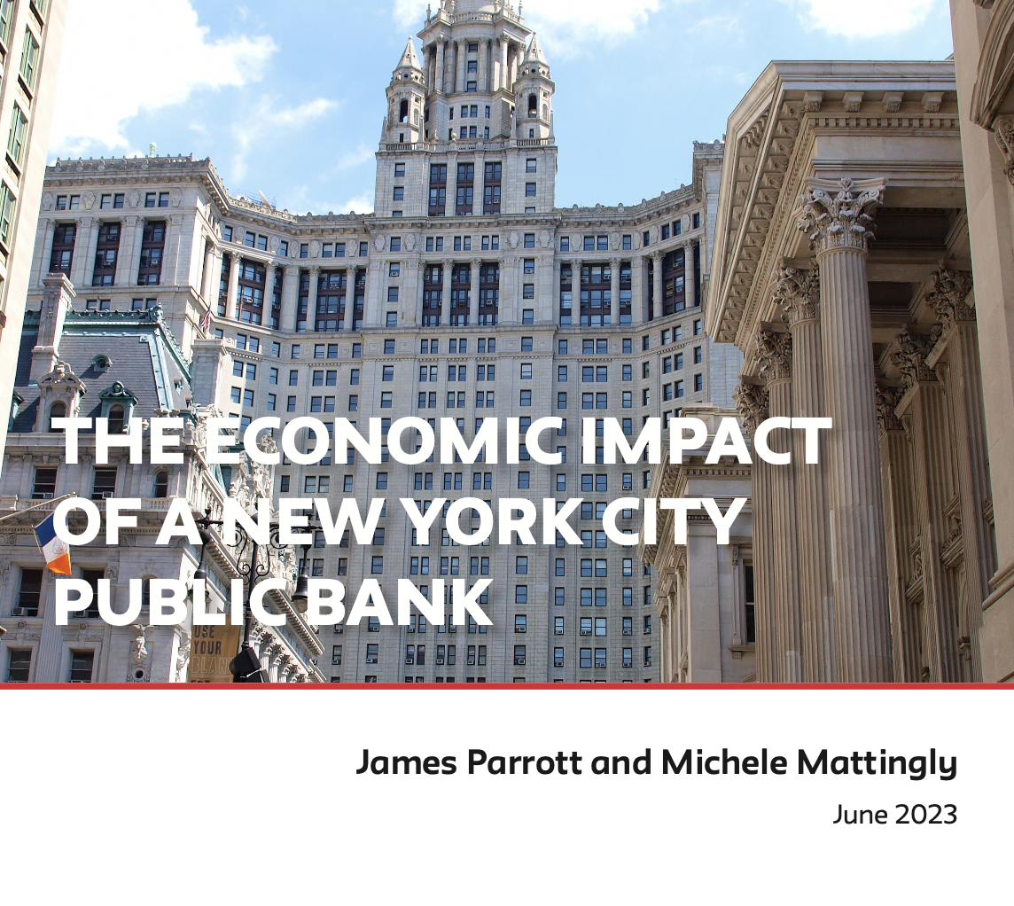 The Economic Impact of a New York City Public Bank — Center for New