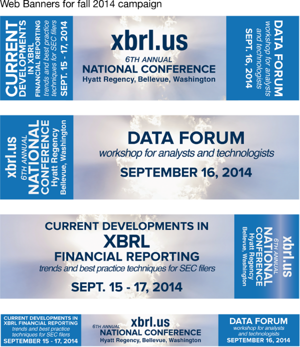 xbrl.us Web Banners