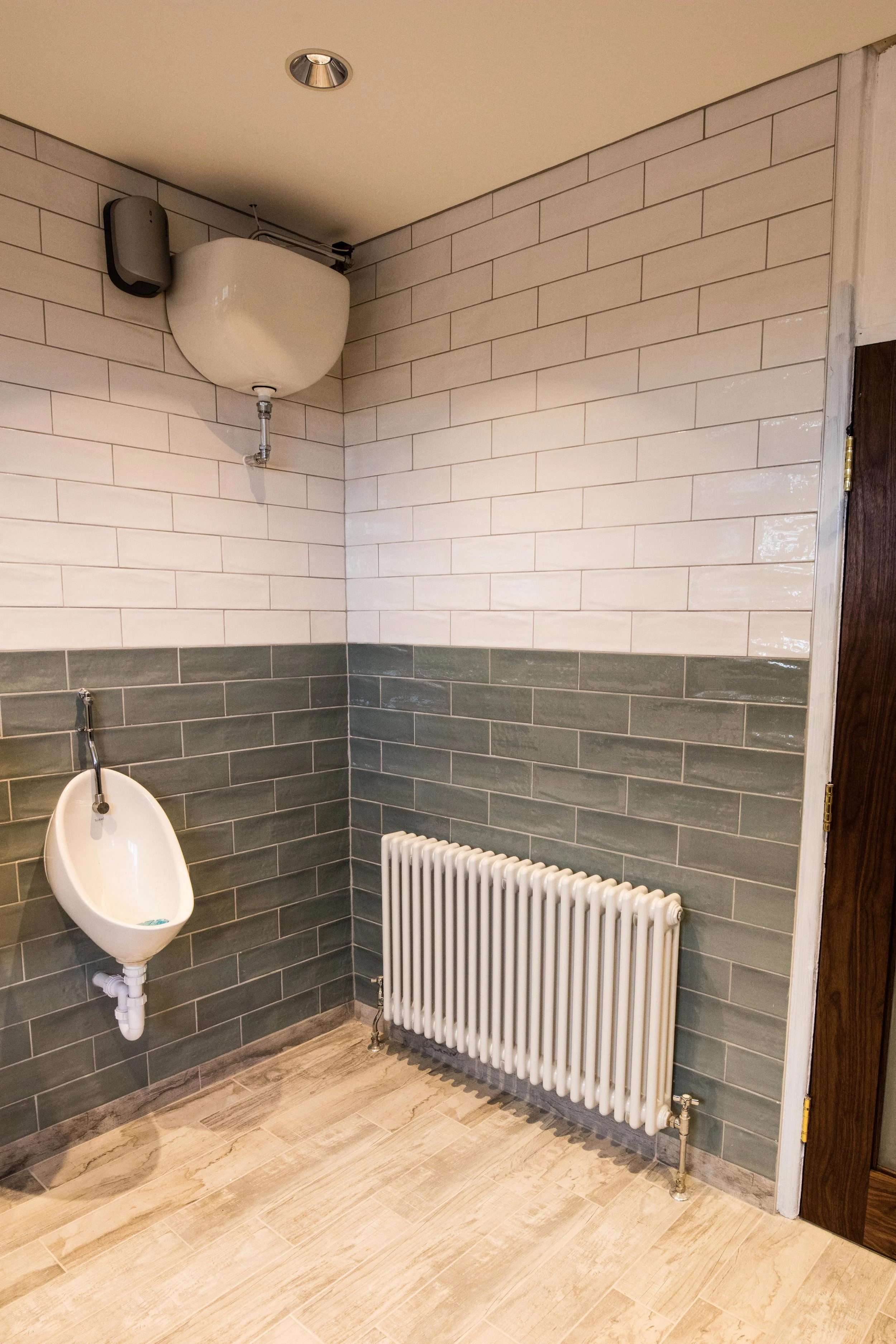 Modern but traditionally styled radiators throughout provided the finishing touch to this classic interior.