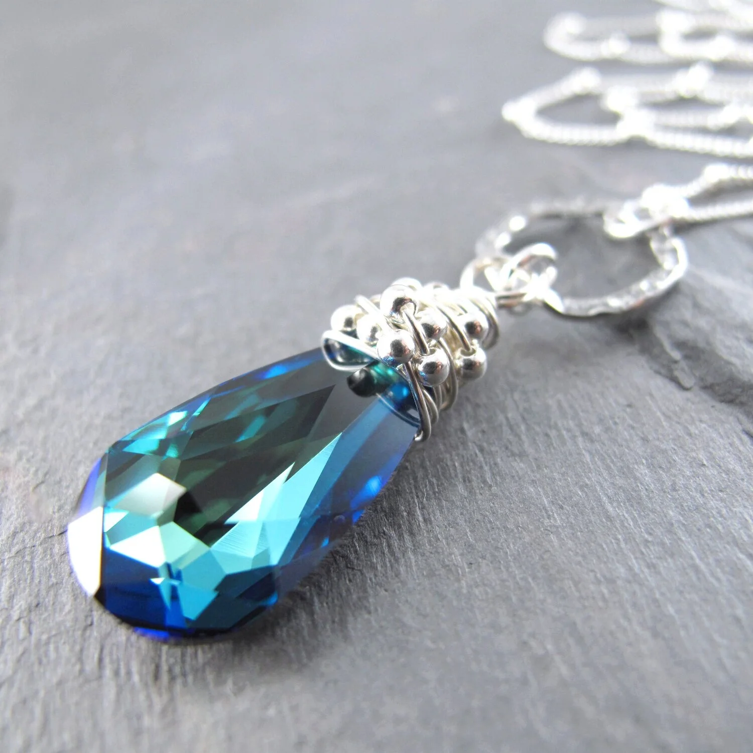 SCOSHA SUPER NECK SHAMROCK SURFER ネックレス 未使用 SCOSHA スコーシャ ネックレス Two Feather Silver