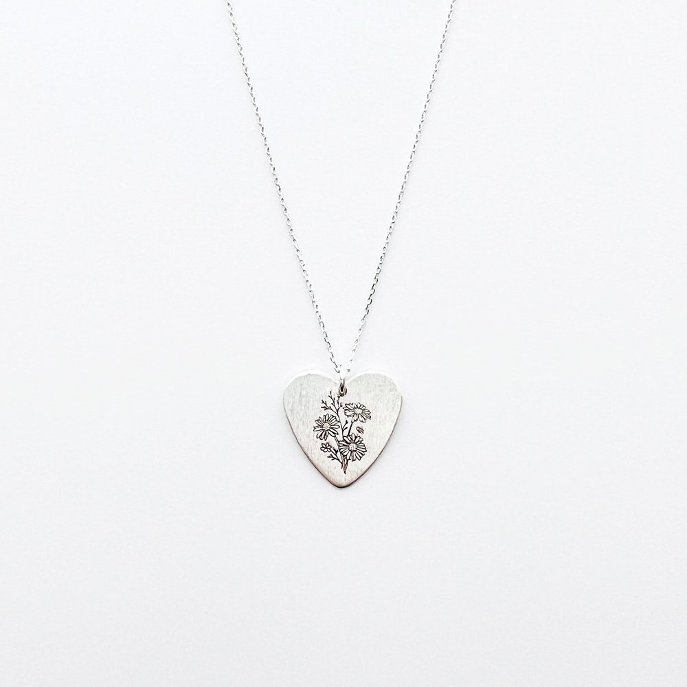 Blind For Love' necklace in silver