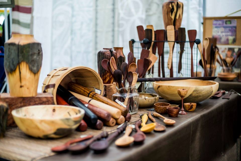 Booth Display of Robert Kramer Woodworking