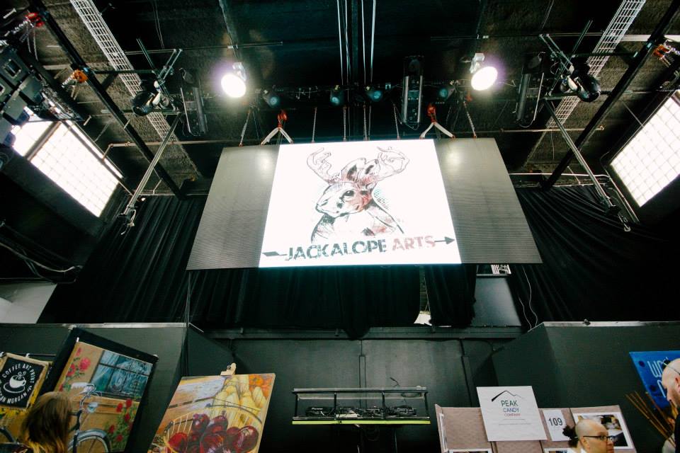 Our first Denver Summer Jackalope Art & Craft Fair, so much fun seeing our logo come to life! 