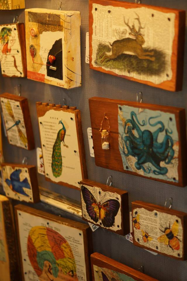 We love when the artists embrace the Jackalope and create pieces specific to the show-this Jackalope piece was presented by Becky Designs at our Summer Denver Jackalope Event! 
