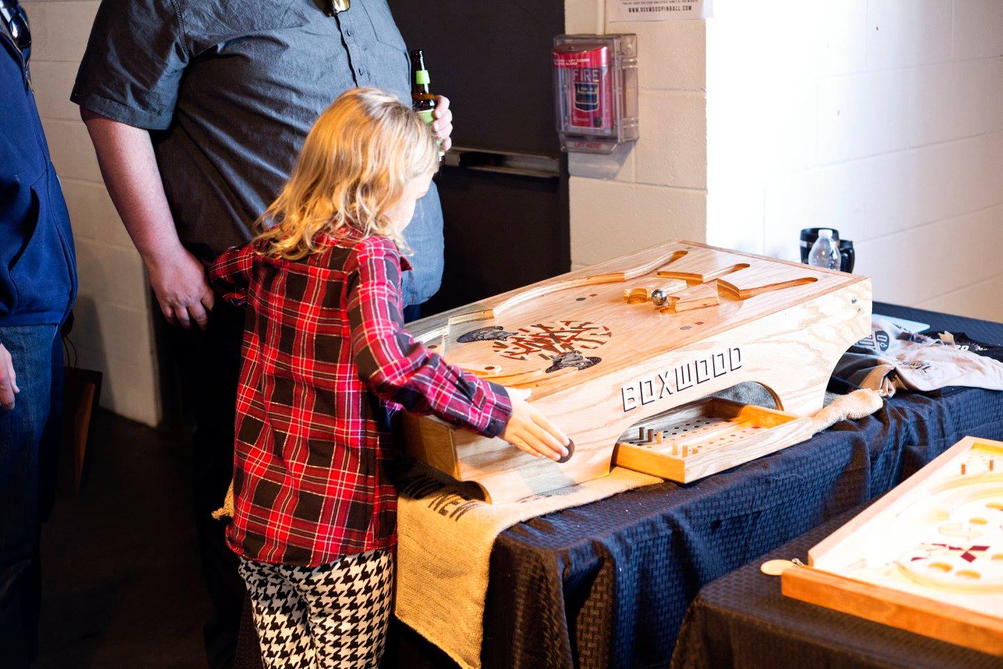 Boxwood Pinball brought the fun to our Holiday Jackalope Art & Craft Fair in Denver!