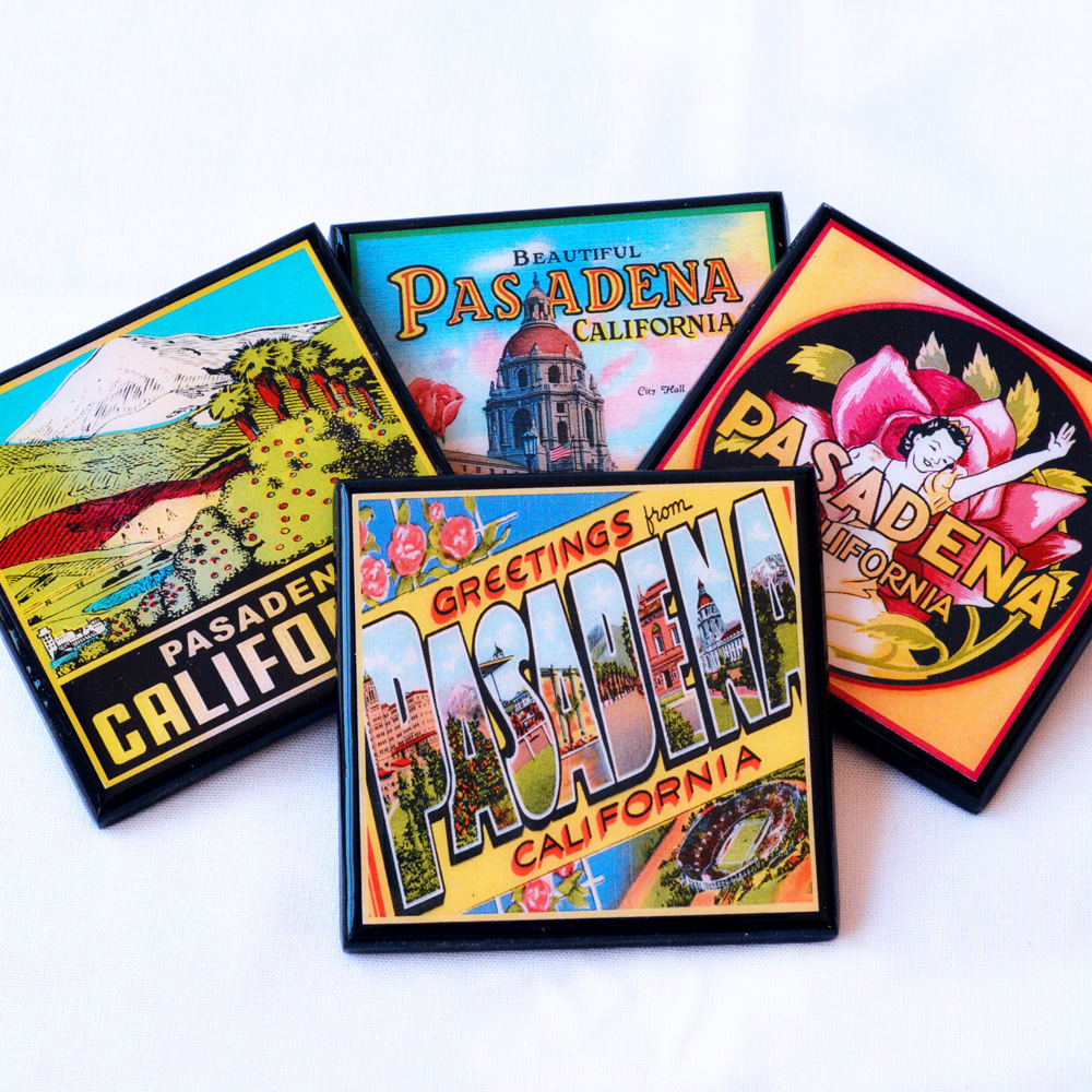 Pasadena California Coaster Set by Cheltenham Road.jpg