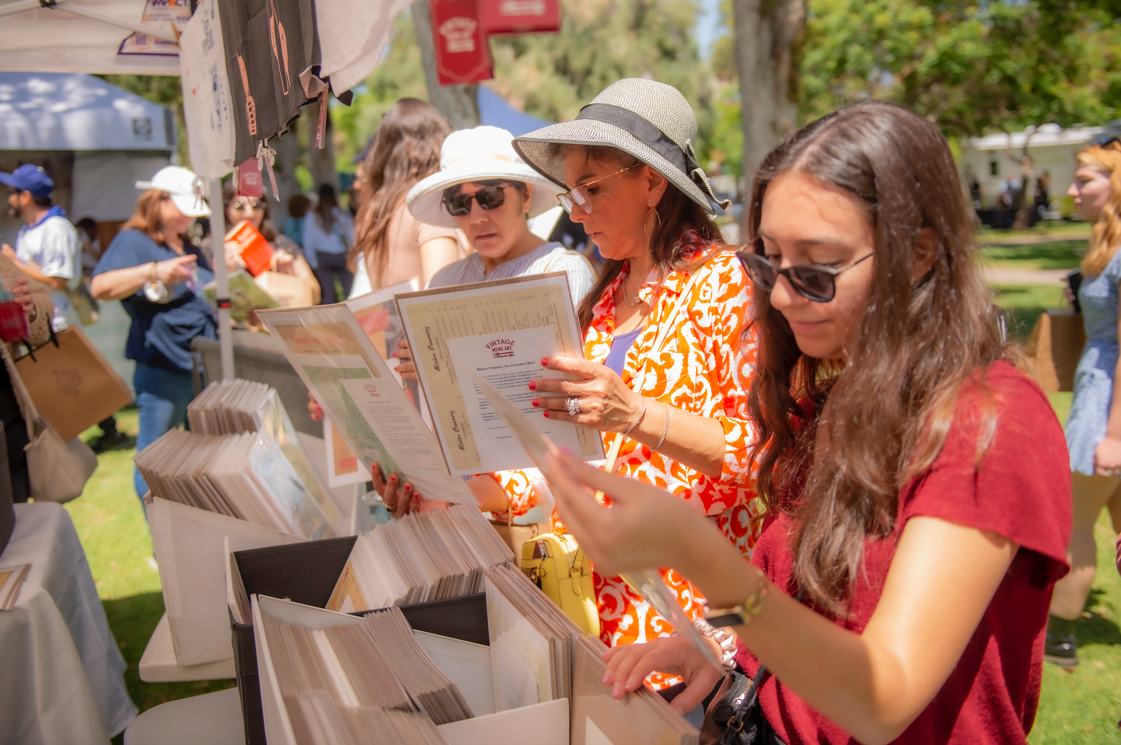 shoppers at Jackalope Pasadena at Central Park