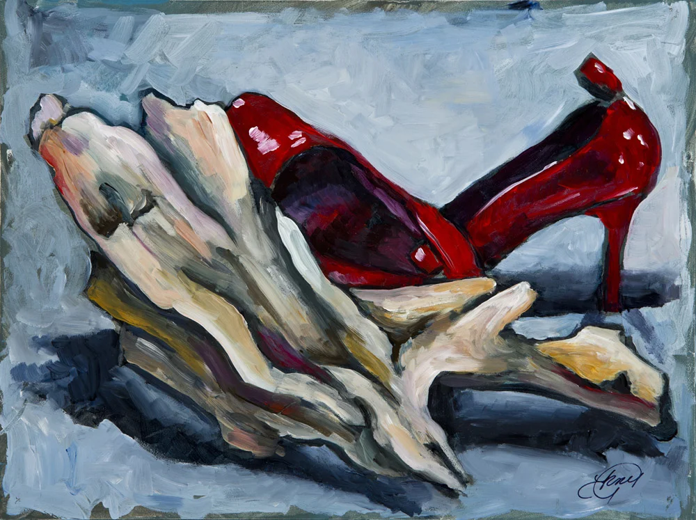 2013, Still Life with Red Shoes