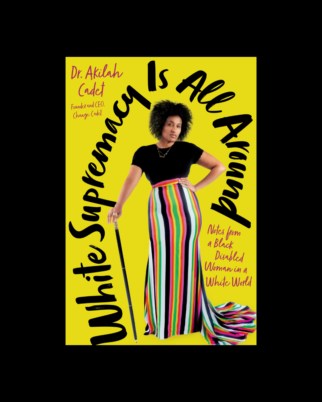 SIGNED COPY OF WHITE SUPREMACY IS ALL AROUND