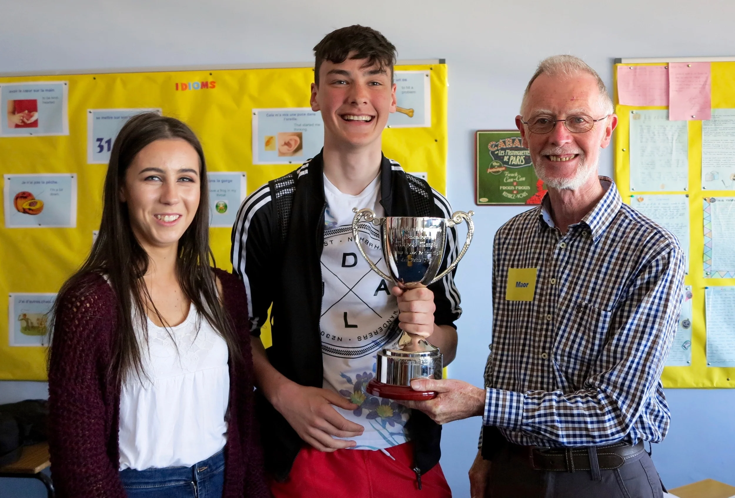 U18 Duet winners at Fleadh Cheoil Átha Cliath 2016 Lily Treacy and Tama De Burca