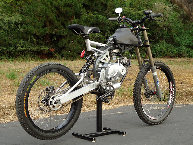 motoped motorized bicycle