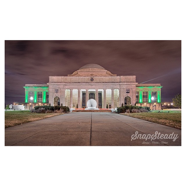 Nighttime at the Science Museum of Virginia