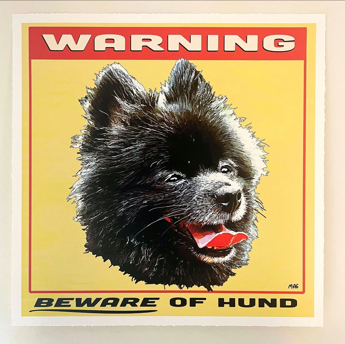 "Big Bad Wolf" | Edition 2 of 3 | 24x24 inches | $1,500