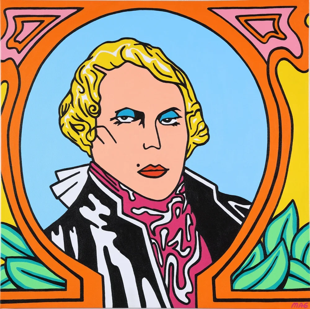 "Original Georgette" | Edition of 3 | 24 x 24 inches | $1,200