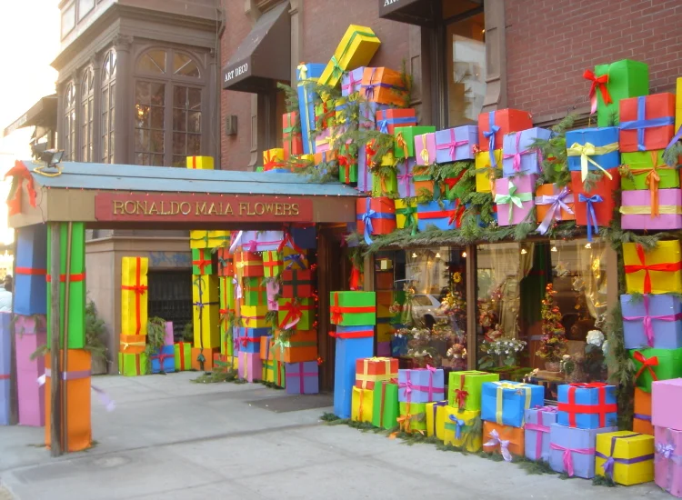 Christmas Display in Madison Avenue
