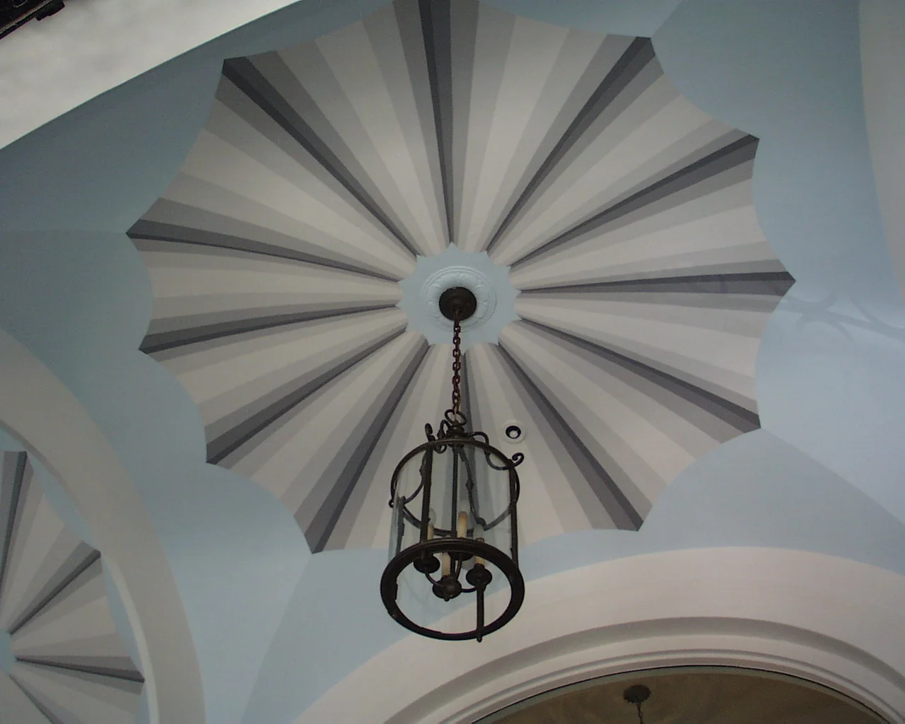 Hand-painted ceiling for NYC Brownstone