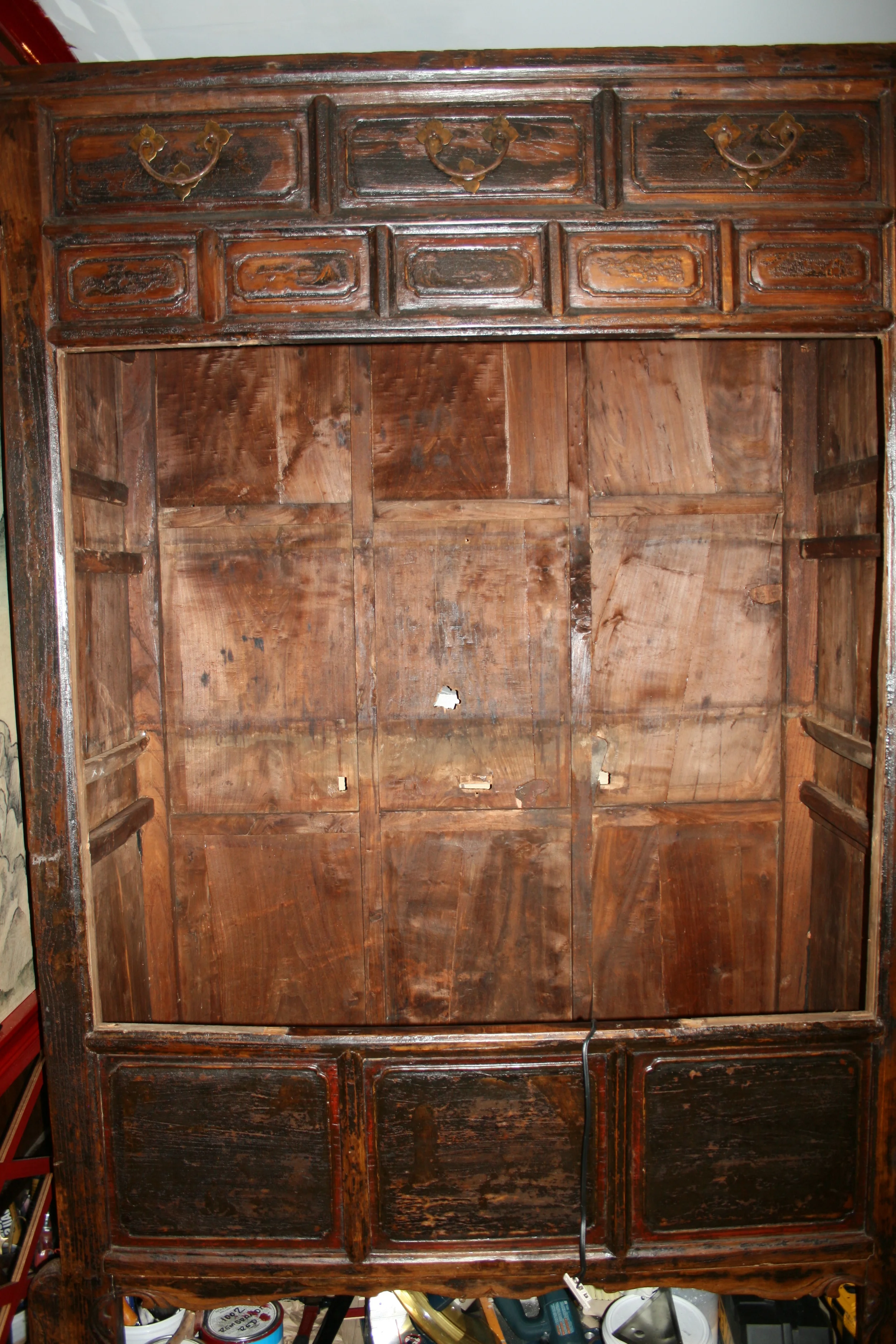 Before image of antique piece