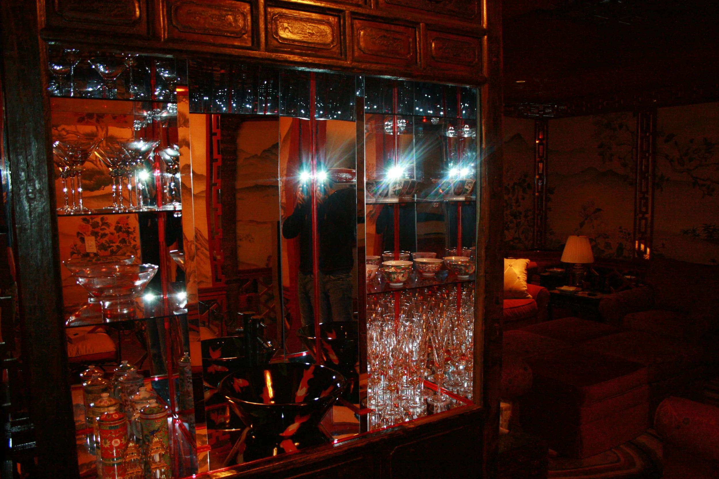 Antique Bar for Home Theater room in NYC