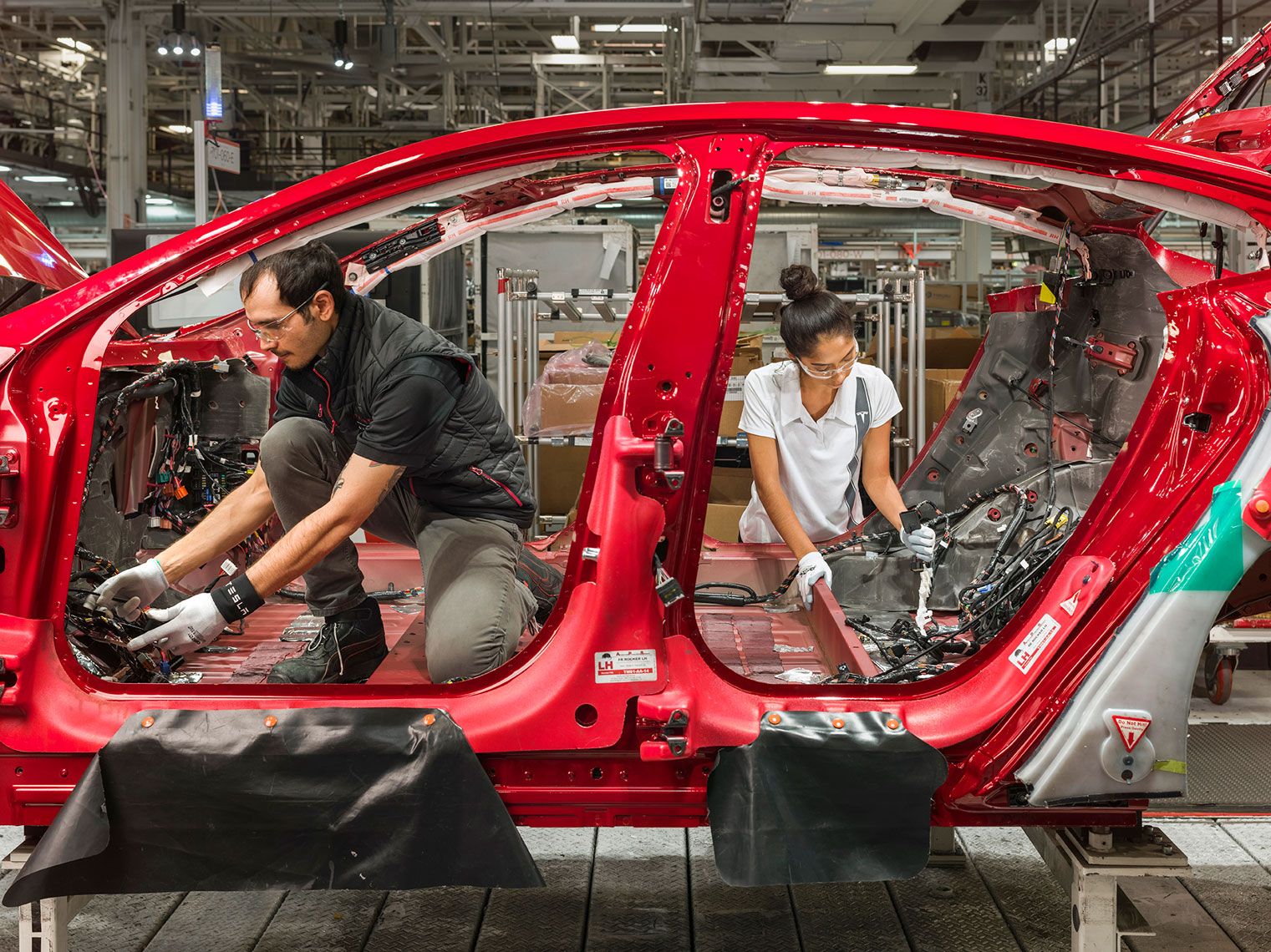 Tesla auto plant, Fremont, CA