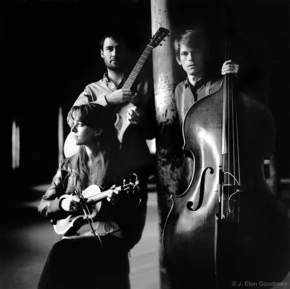Haas Kowert & Tice - There’s a lightness and joy to the music of American roots trio Haas Kowert Tice, a sense of weightlessness that belies the complexity of the musical arrangements. This is music that uplifts, that soars, but that is also grounded by a respect and love for tradition. With just three acoustic instruments–fiddle, guitar, upright bass–Haas Kowert Tice are building a new kind of roots music. Made up of three of the most exciting instrumentalists on the scene today, this trio of fiddler Brittany Haas (Crooked Still, Dave Rawlings Machine), bassist Paul Kowert (Punch Brothers, Dave Rawlings Machine), and guitarist Jordan Tice (Tony Trischka) use their roots to engage in close dialogue. Entirely instrumental, this is wordless communication at its best. 