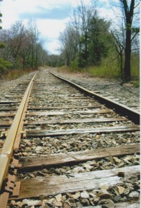 Railroad tracks, Hudson NY