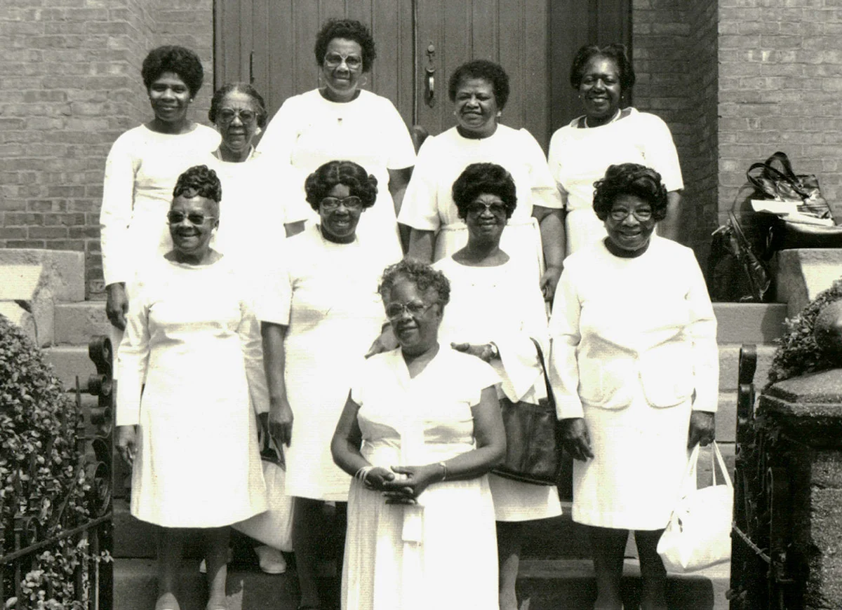 Congregants at the Shiloh Baptist Church in Hudson, NY
