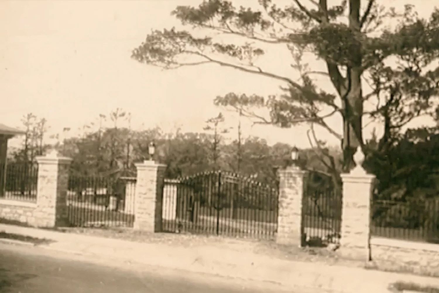 Gates to the New York State Training School for Girls from Worth Avenue. Source: Peter Tenerowicz .