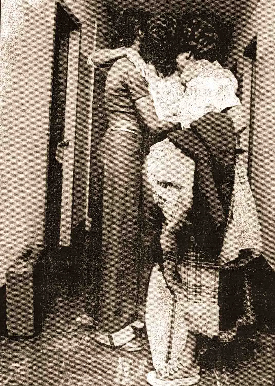 Training School staff saying goodbye. Source: Hudson Register-Star, August 19, 1975.