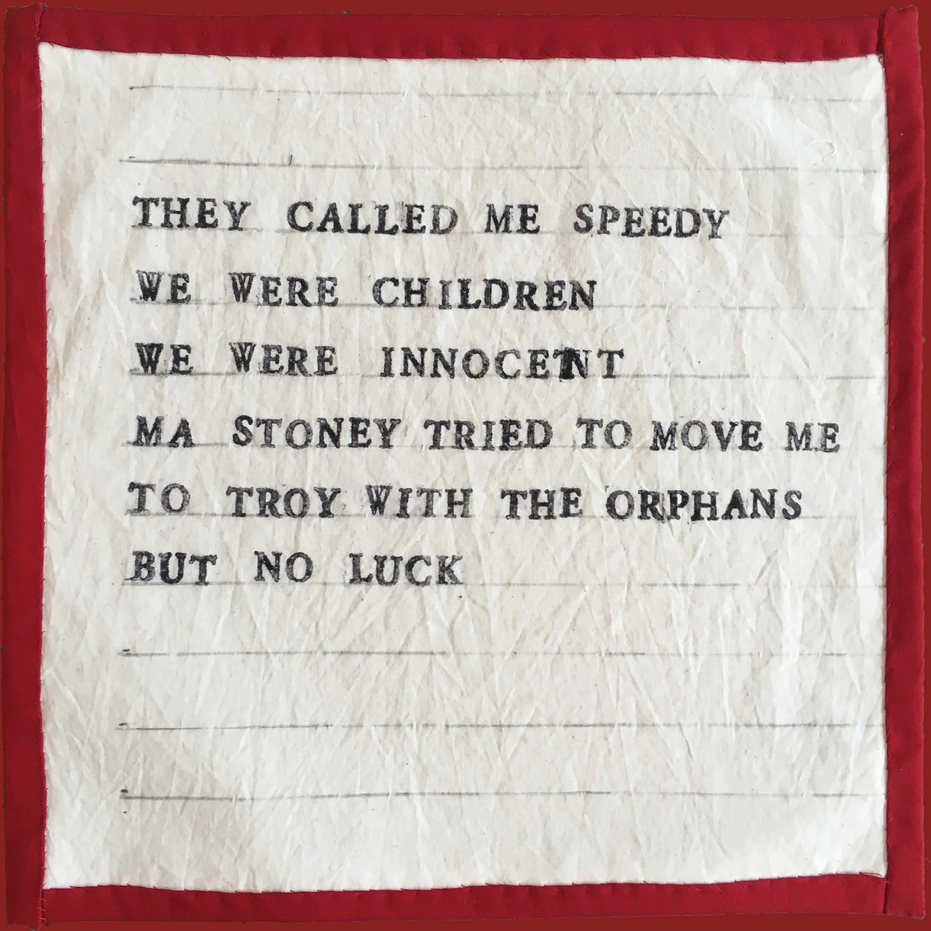 A page from The Cloth Book