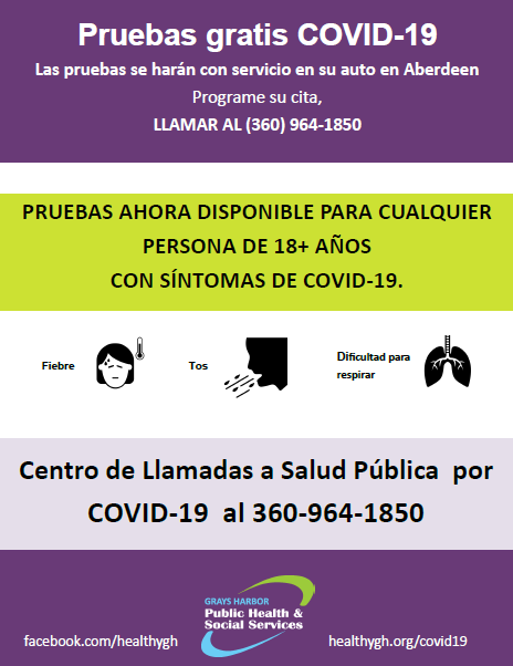 Drive-through COVID-19 testing continues in Aberdeen