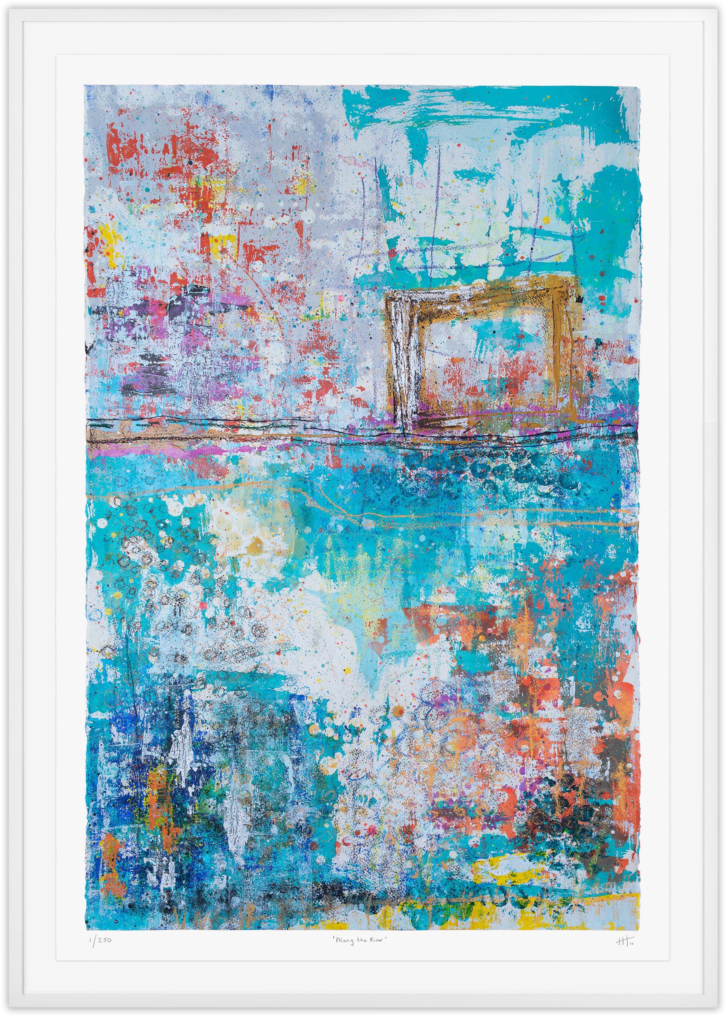 'Along the River' LIMITED EDITION GICLEE PRINT / Edition of 250 Size: 105cm x 76cm (framed) £475 (includes frame) / £300 unframed purchase via contact form